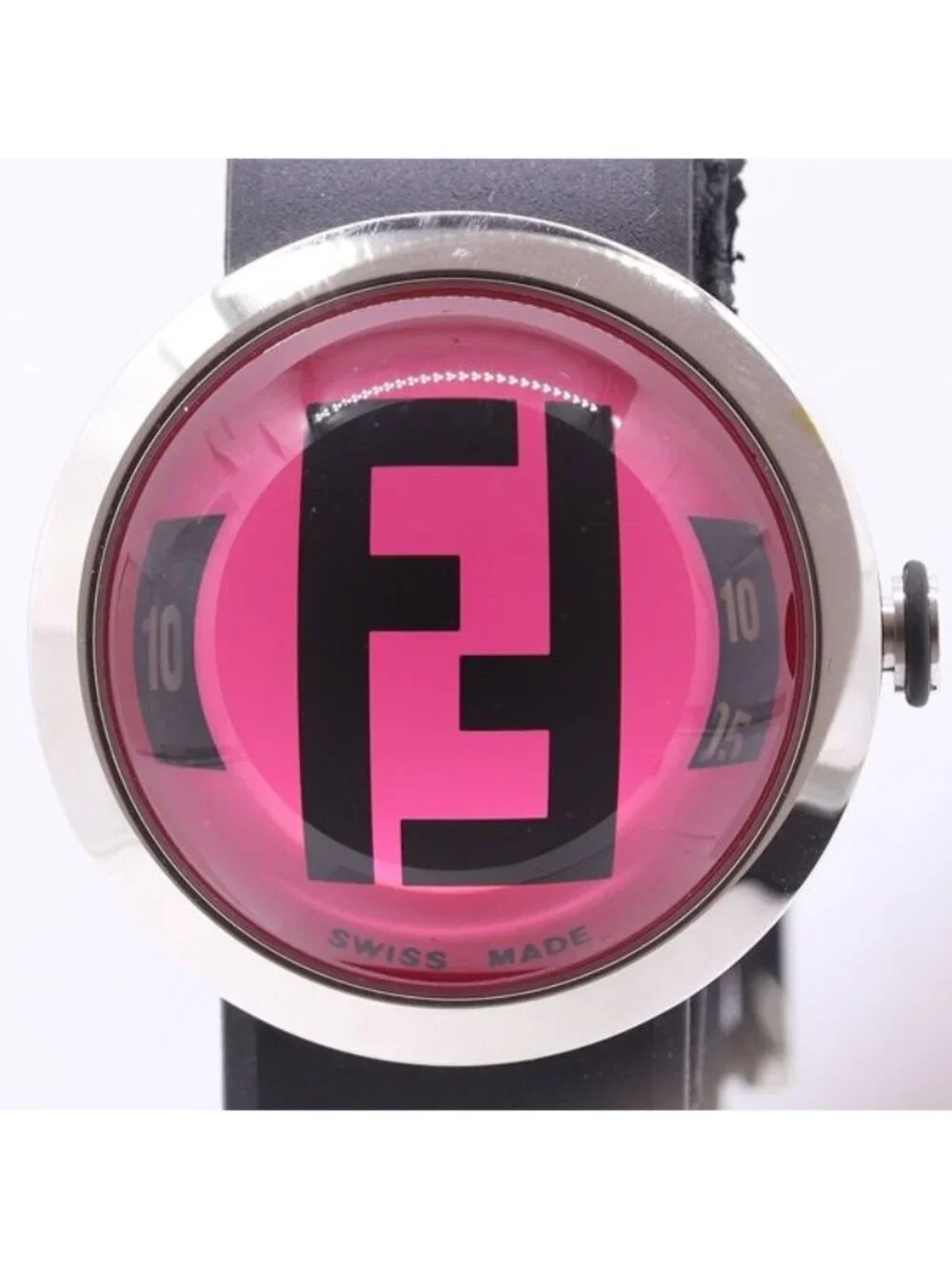 Fendi Bousla Quartz Pink Dial Watch